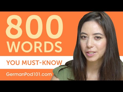 Learn 125 Intermediate German Words with Alisa German Vocabulary Made Easy