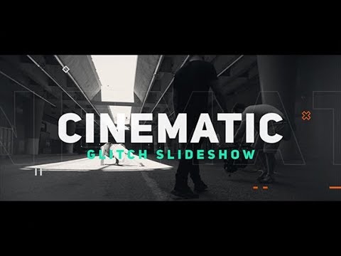 Cinematic Glitch Slideshow by Afterdarkness75 | After Effects Opener Template #AfterEffectsTemplate