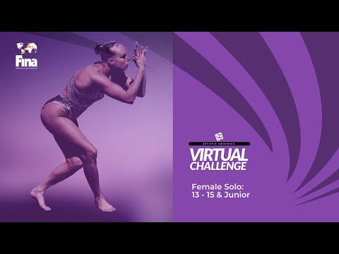 First ever Artistic Swimming Virtual Challenge | Female Solo: 13-15 & Junior