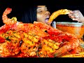 KING CRAB SEAFOOD BOIL MUKBANG LOBSTER DESHELLED SEAFOOD BOIL ASMR EATING MUKBANG