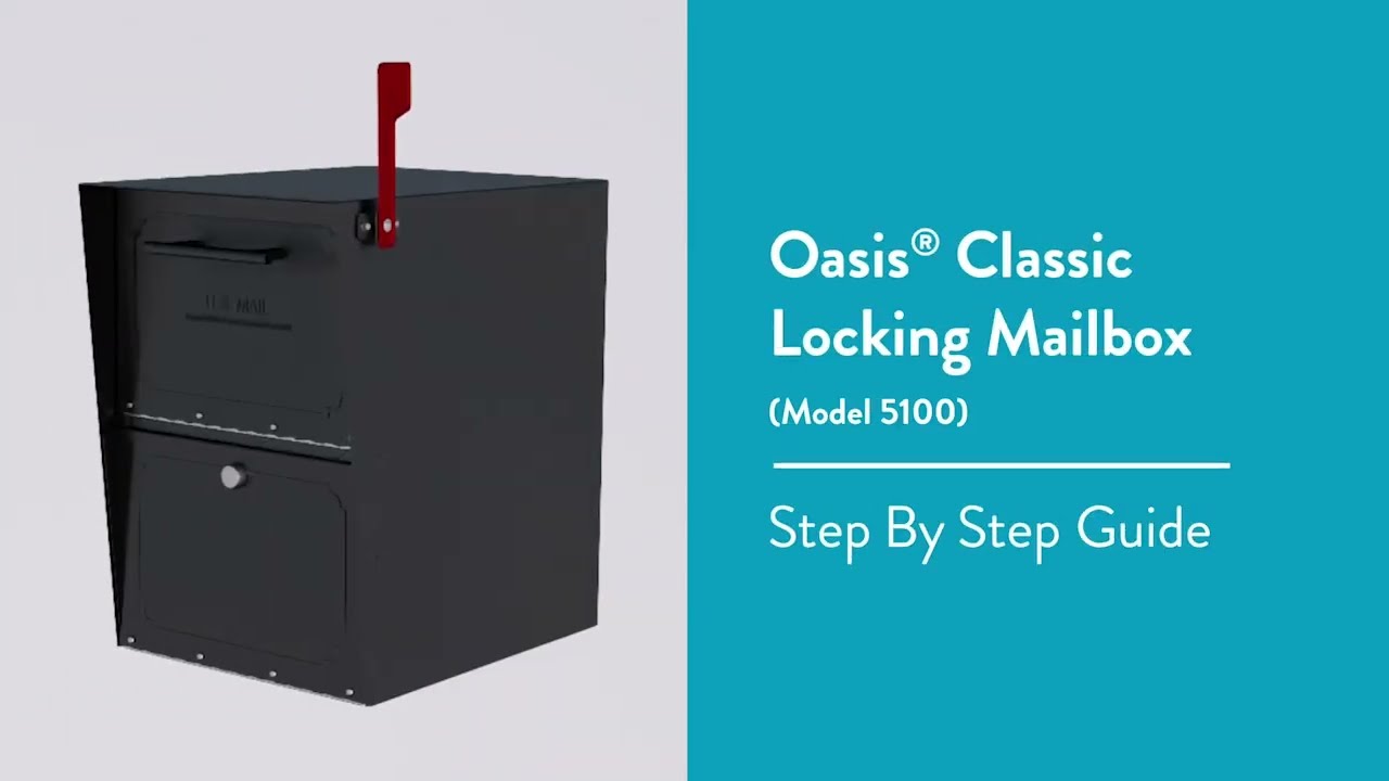 How to Assemble and Install the Oasis Locking Mailbox (H5100)
