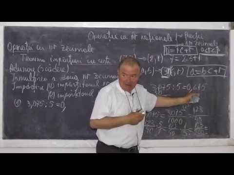 1/2 Lectia 543 - Operatii cu numere rationale sub forma de Fractii sau Numere Zecimale - Clasele 5-8