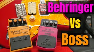 Video thumbnail for Boss DS-2 TURBO Distortion Vs Behringer Ultra Distortion UD300 | Pedal Comparison by The Guitar Manifesto