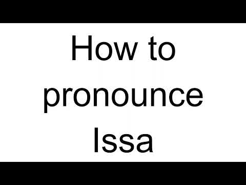 How to Pronounce Issa (Arabic)
