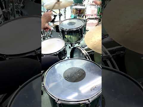 USED CANOPUS Custom Acrylic drum set 24x16BD,13x9TT,16x14,18x16FT signed by Tom Tamada image 8