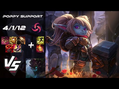 SUPPORT Poppy vs Maokai - EU Challenger Patch 25.S1.4