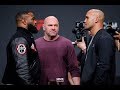 Tyron Woodley vs. Robbie Lawler UFC Press Conference Staredown - MMA Fighting