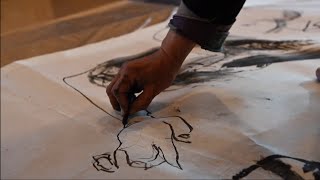 on-sight of SHUNGA@Kyoto 春画の現場@京都 #渡邉敬介 #drawing #lifemodel #artmodel#hervelancelin