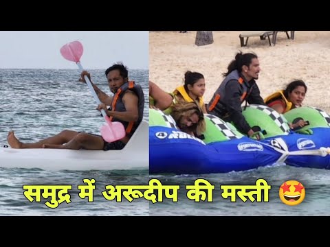 Mauritius Island पर Pawandeep Arunita की मस्ती 🤩| Pawandeep Arunita In Mauritius Beach 😍