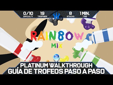 Rainbow Mix🏆 Guía de Trofeos y Logros | Trophy & Achievements Guide | Walkthrough