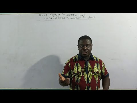 IAS 20 - ACCOUNTING FOR GOVERNMENT GRANTS AND THE DISCLOSURE OF GOVERNMENT ASSISTANCE (PART 3)