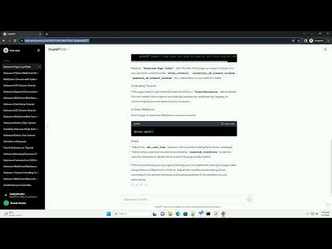 Python Selenium Webdriver Wait Until Page Loads