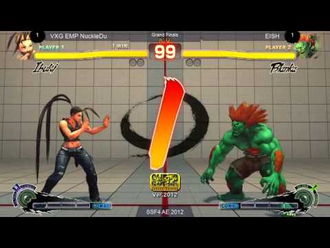 SSF4 AE2012 VxG.EMP NuckleDu vs Selfish - Tampa Never Sleeps 4 Grand Finals