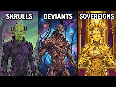 Every Cosmic Race in Marvel EXPLAINED in Detail