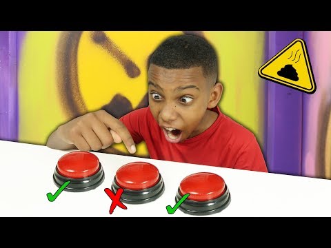 Don't Push the Wrong Mystery Button!!  Trap Door Challenge