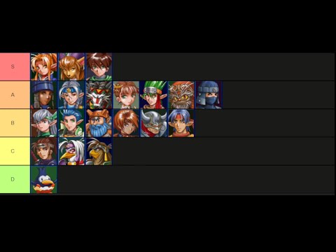 Shining force III, scenario 1 in depth tier list.