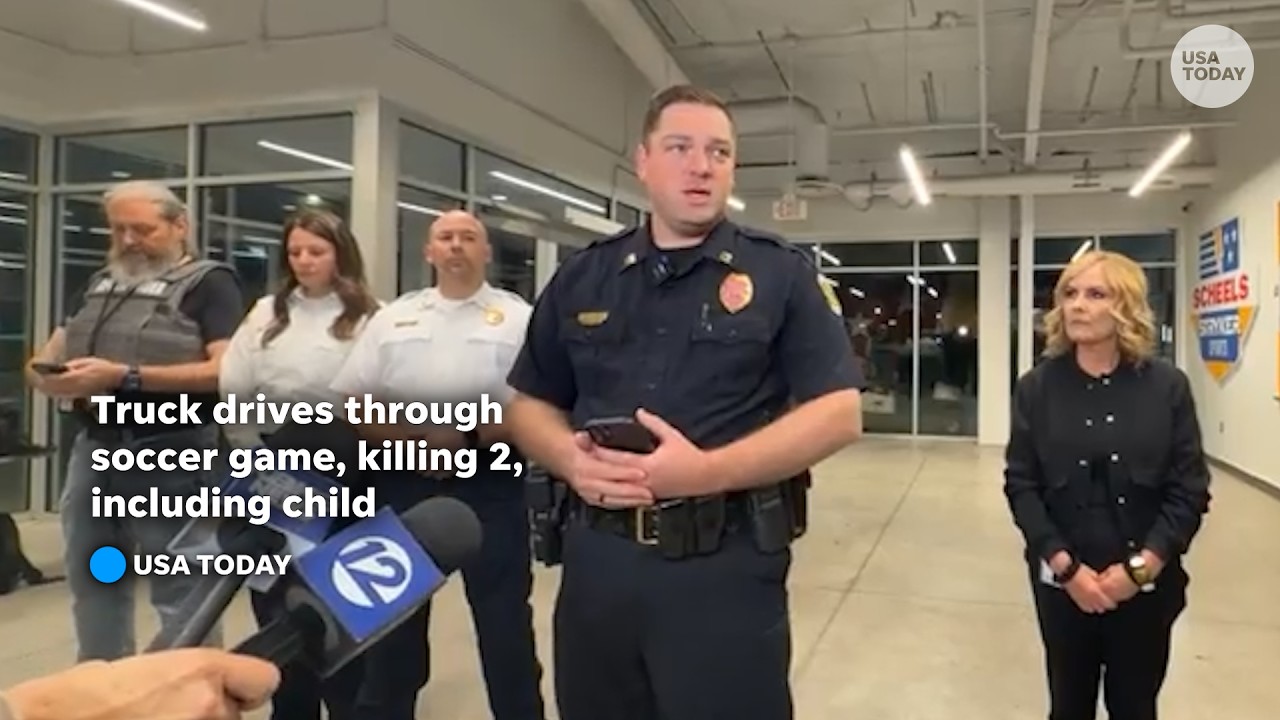 Police press conference: 2 dead, 11 hurt after truck strikes crowd at Kansas youth soccer game