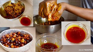 How To Extract Pure Palm Oil At Home. Local Way Of Making Palm Oil