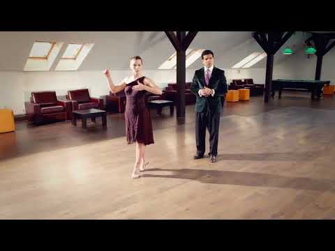 Sebastian Arce & Mariana Montes Lesson 1. The Walk, part 2. Tango