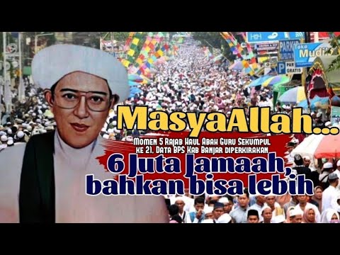 MasyaAllah | An estimated 6 million pilgrims will gather for the 5th Rajab Haul of Abah Guru Seku...