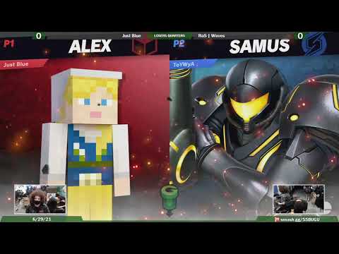 SU@GU 6-29 (Losers Quarters): RaS | Waves (Samus) vs Just Blue (Steve)
