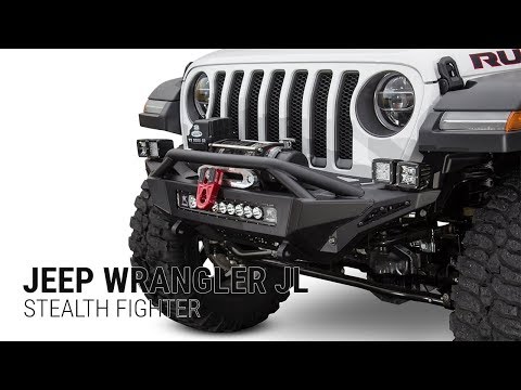 Jeep Wrangler JL Stealth Fighter Front Bumper