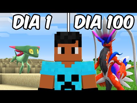 PASSEI 100 DIAS NO PIXELMON O FILME