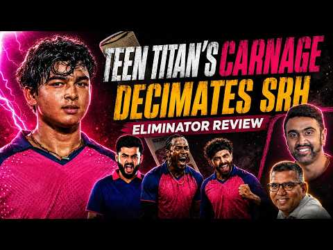 Teen Titan's Carnage Decimates SRH | RR vs SRH Review | IPL 2026