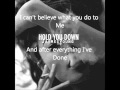 JaymesYoung - Hold You Down (Lyric Video) 