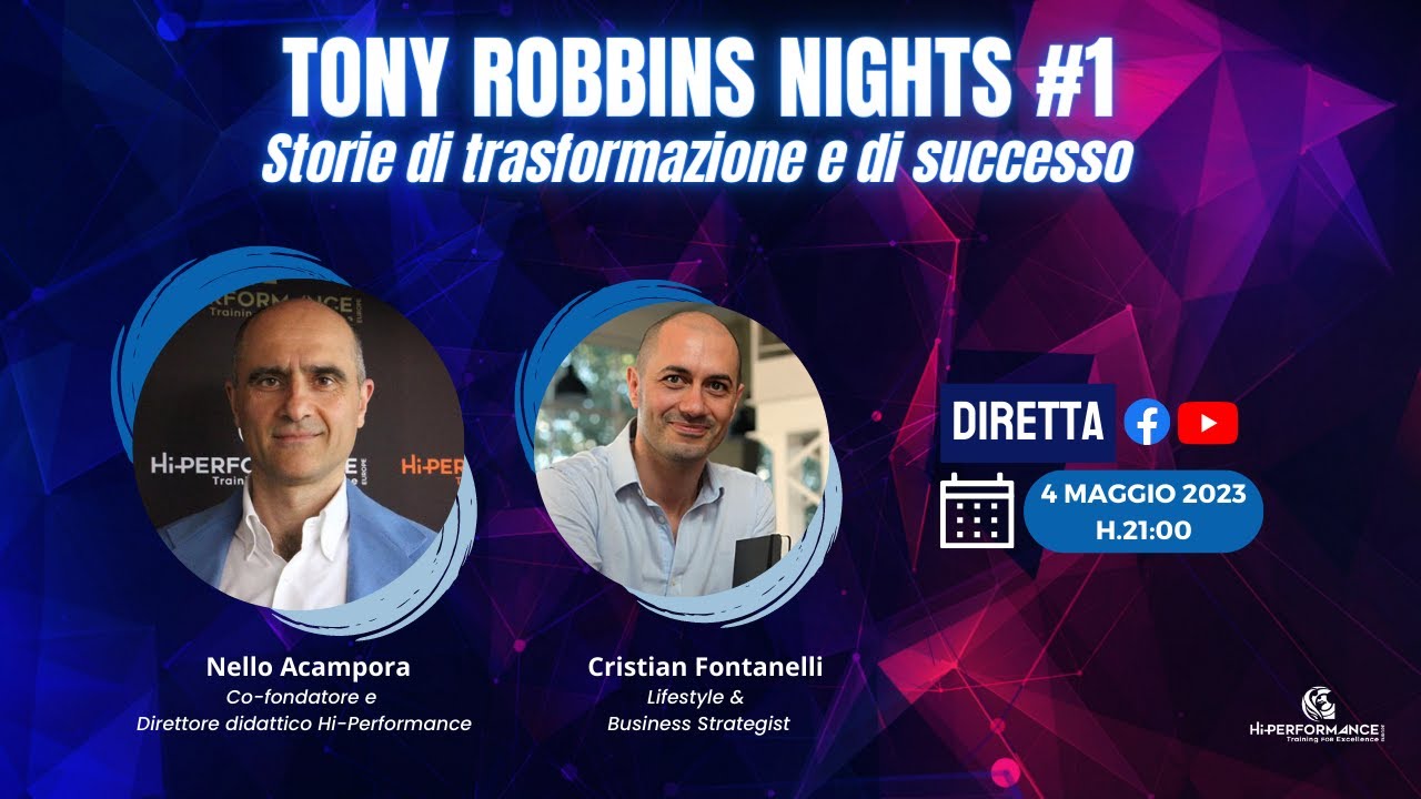 Tony Robbins Night #1  - Storie di trasformazione e di successo