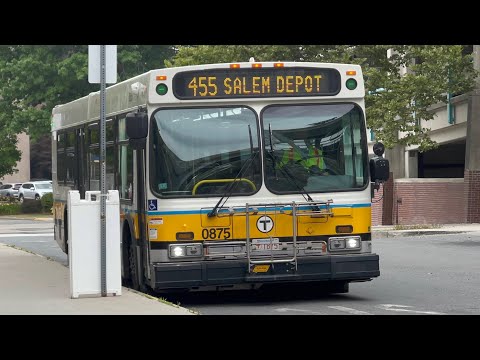 (MBTA) A Ride on Route 455, but it shows a segment of the Bridge to Lynn… [7/25/22]