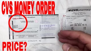 ✅  How Much Is A Money Order At CVS Pharmacy 🔴