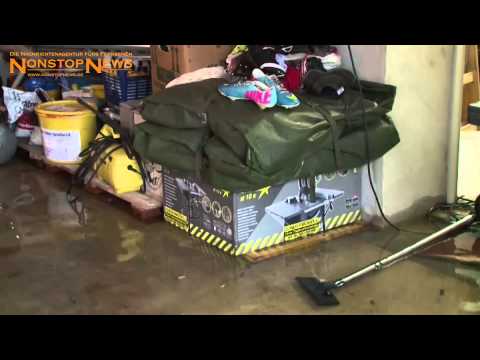 Überflutung nach Starkregen im LK Osnabrück (16.8.2015)