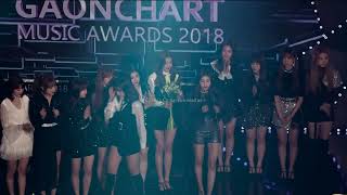【IZONE】ガオンチャートミュージックアワード2018 Gaon Chart Music Award
