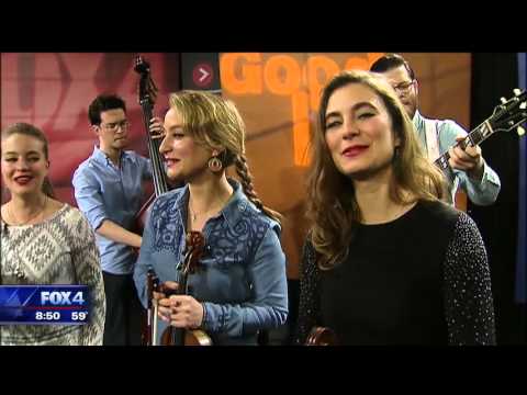 World traveling entertainers and queens of the fiddle, the Quebe Sisters are back home for a show  F