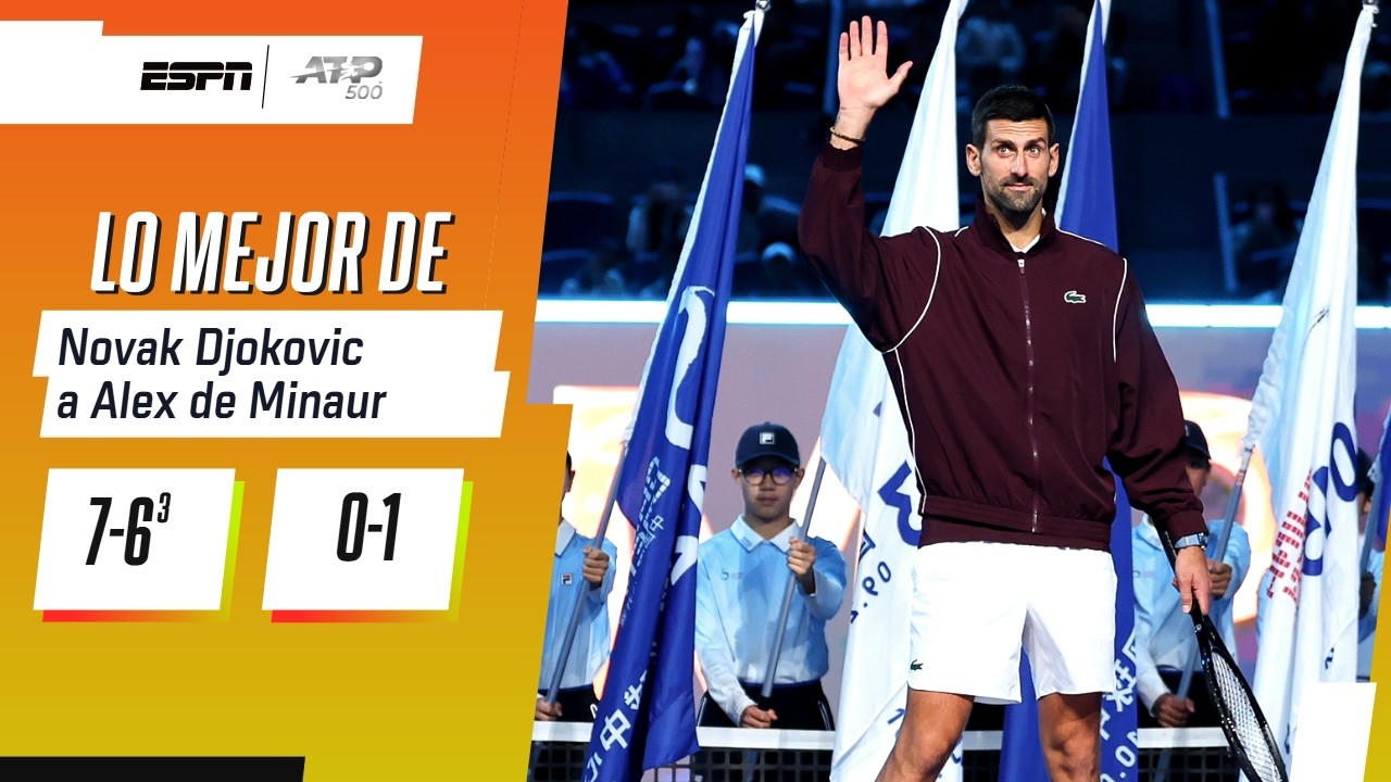 DE MIÑAUR DIJO BASTA EN EL SEGUNDO SET Y DJOKOVIC GRITÓ CAMPEÓN EN BEIJING | RESUMEN