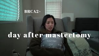 Mastectomy Journey Part 2 - Day after Mastectomy | BRCA2+ Previvor