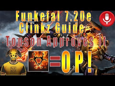 Funkefal Clinkz Mid Full Gameplay Guide With Voice+Cam. UNDISCOVERED OP TREASURE!