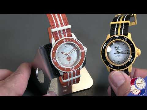 Quick Closeup - a Swatch Blancpain Arctic Ocean