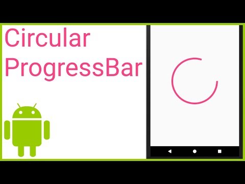 Circular Determinate ProgressBar Android Studio Tutorial