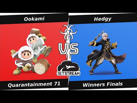 Quarantainment 71 Winners Finals - Ookami (Ice Climbers) Vs Hedgy (Robin) - SSBU
