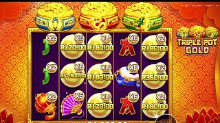 CRAZY BIG HIT ON TRIPLE POT GOLD [SUPER BIG WIN]