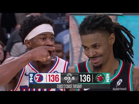 WILD OT ENDING 76ers vs Grizzlies 👀 | December 30, 2025