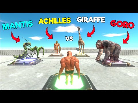 Battle Royale Tournament Humans vs Animals vs Primates vs Insects - Animal Revolt Battle Simulator