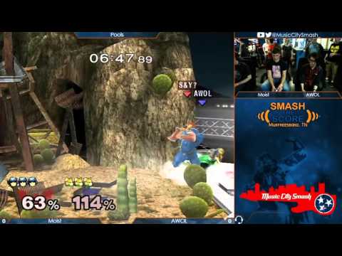 STS12.5 - Moist (Captain Falcon) vs AWOL (Fox) - Melee Pools