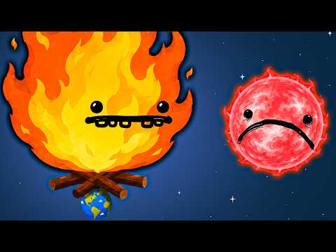 Literally building a fire bigger than the sun