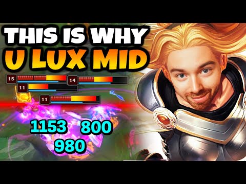 HIGH ELO DOESN'T RESPECT LUX MID. I'M GONNA CHANGE THAT.