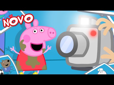 Capa de Peppa Pig Português Brasil | Fotos de Volta às Aulas | NOVO Contos da Peppa Pig
