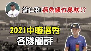 [分享] 台南Josh簡評2021中職選秀