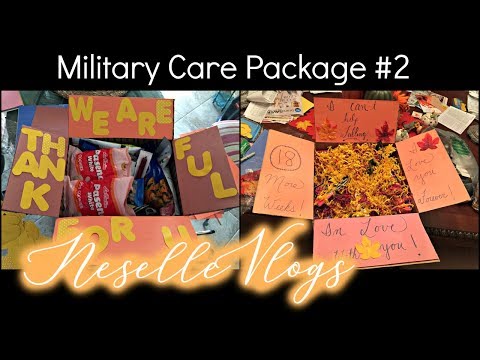 NeselleVlogs: My 2nd Military Care Package for Hubs! | Thanksgiving Edition